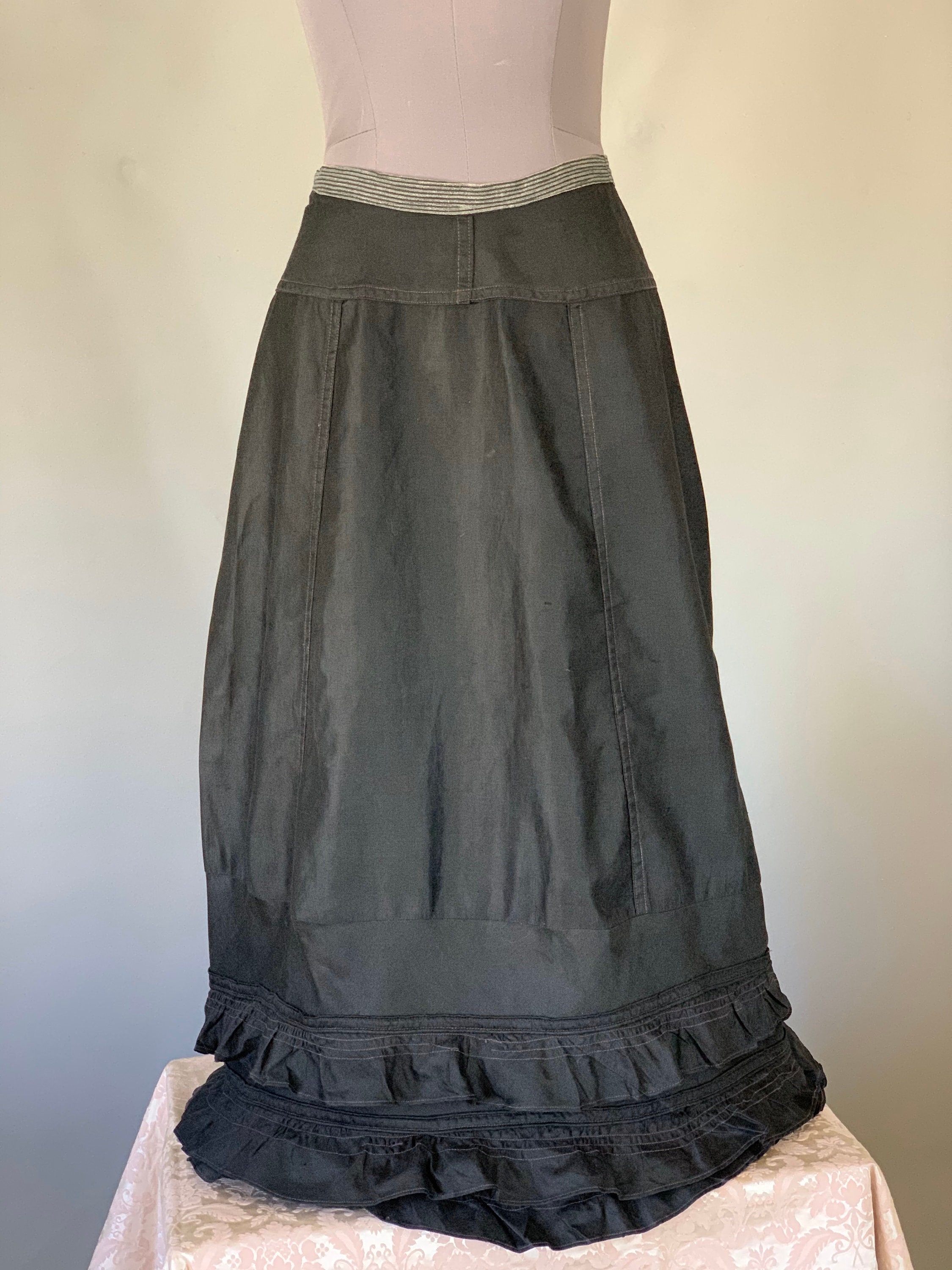 Antique Mourning Skirt | Etsy