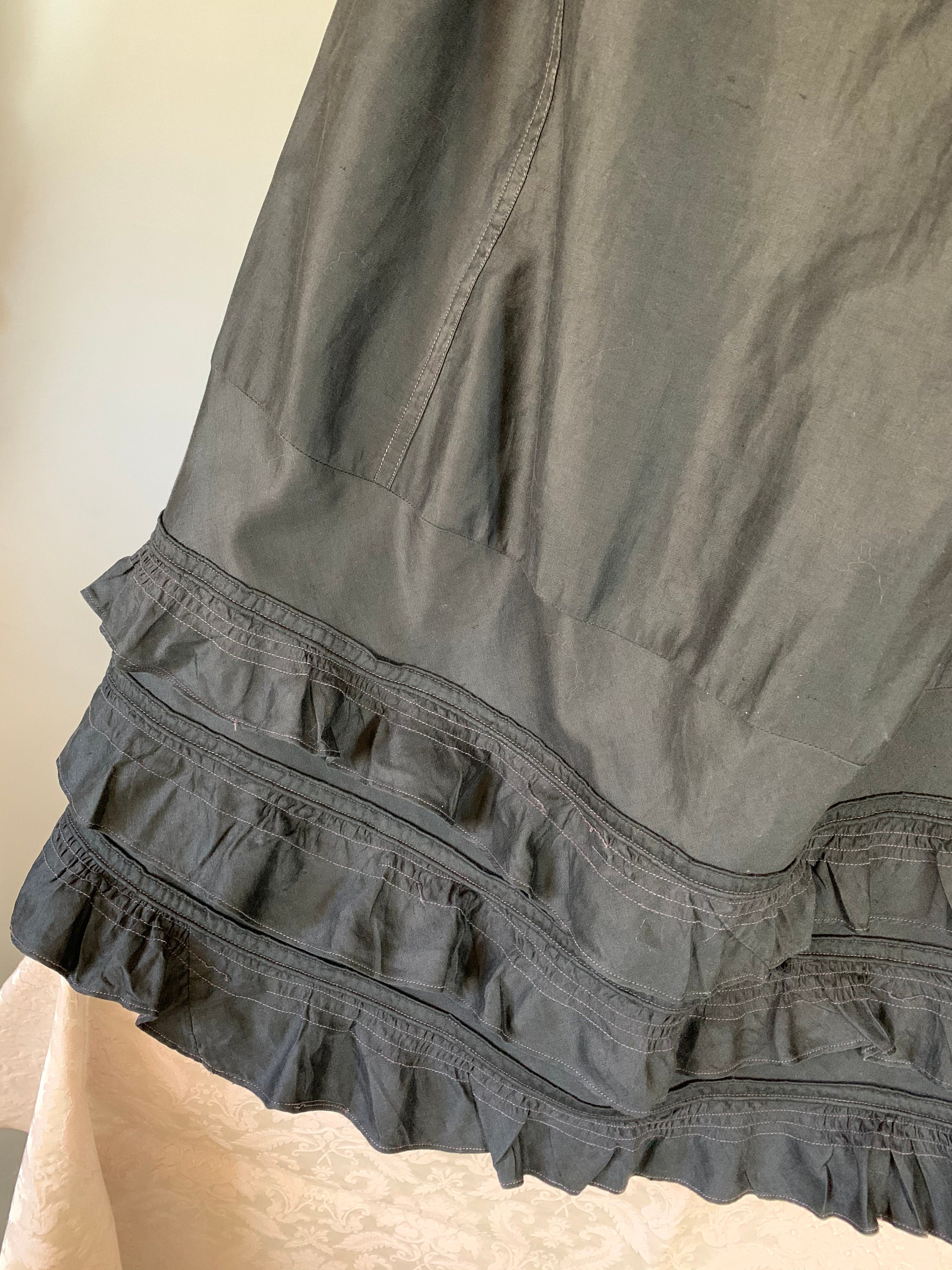 Antique Mourning Skirt | Etsy