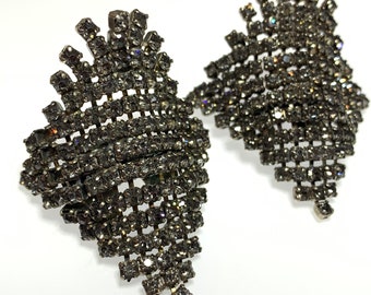 Vintage strass-belagda skoklämmor, signerade MUSI