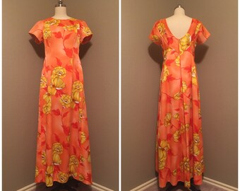 short sleeve hawaiian dress