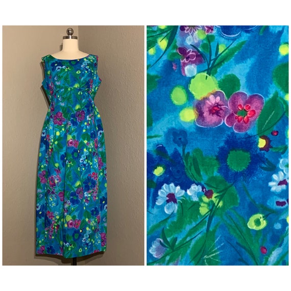 Stella | Watercolor Floral Midi Dress main image 1