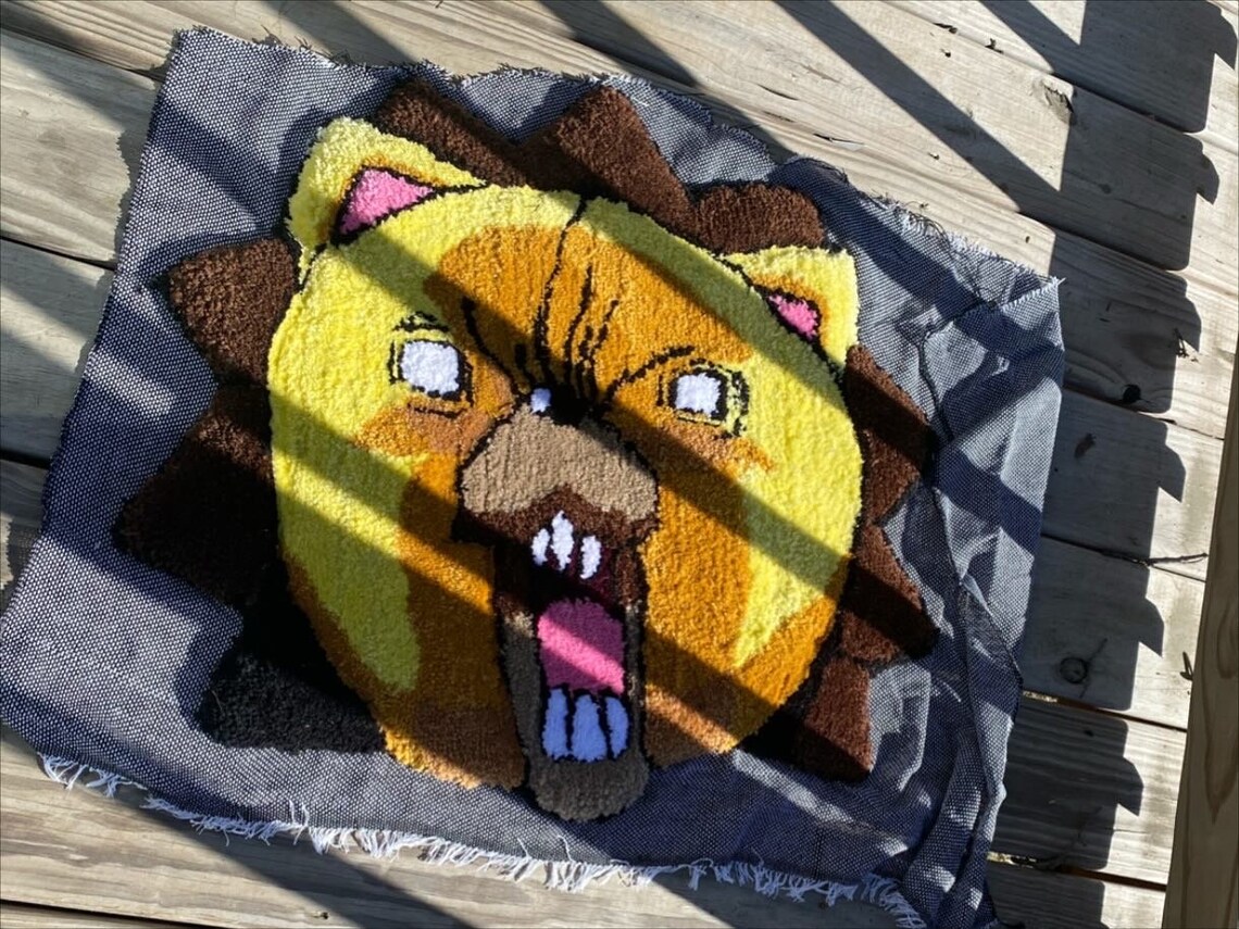 Original Grumpy Bear Rug Grumpy Bear Anime Rug - Etsy