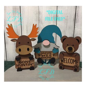Interchangeable Freestanding Interchangeable Sign Trio