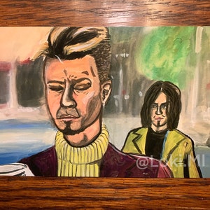 Bowie und Reznor "Ich habe Angst vor Amerikanern" Mini-Druck