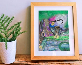 Fairy Garden Painting Print