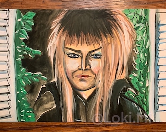David Bowie Labyrinth Jareth Mini Art Print