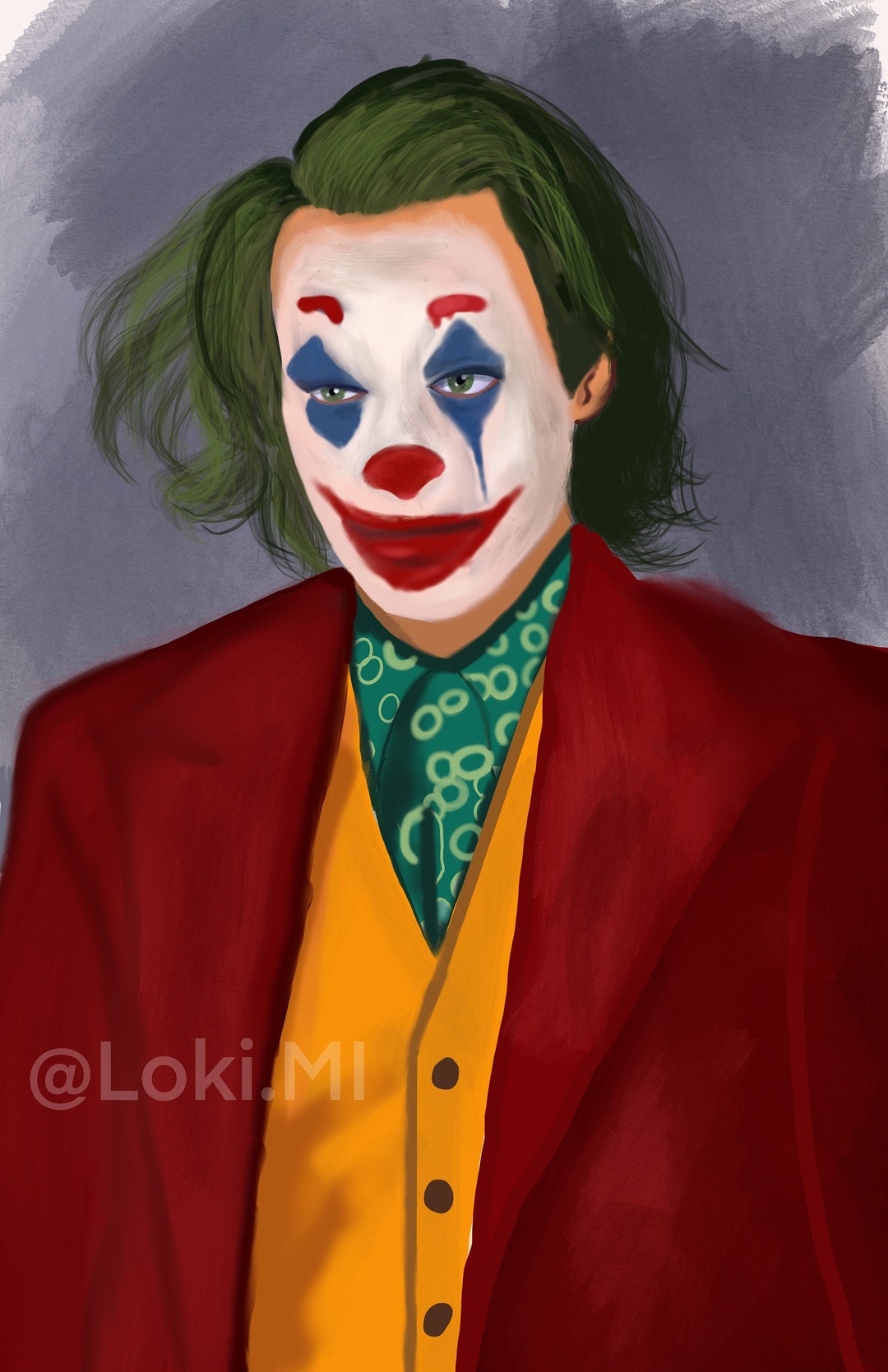 Joaquin Phoenix Joker Art Print Etsy UK