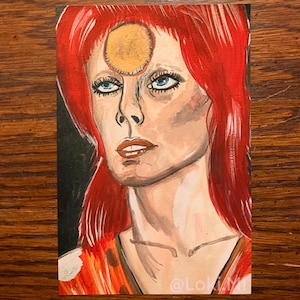 Ziggy Stardust Mini Print David Bowie