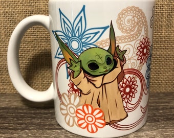 porg coffee mug