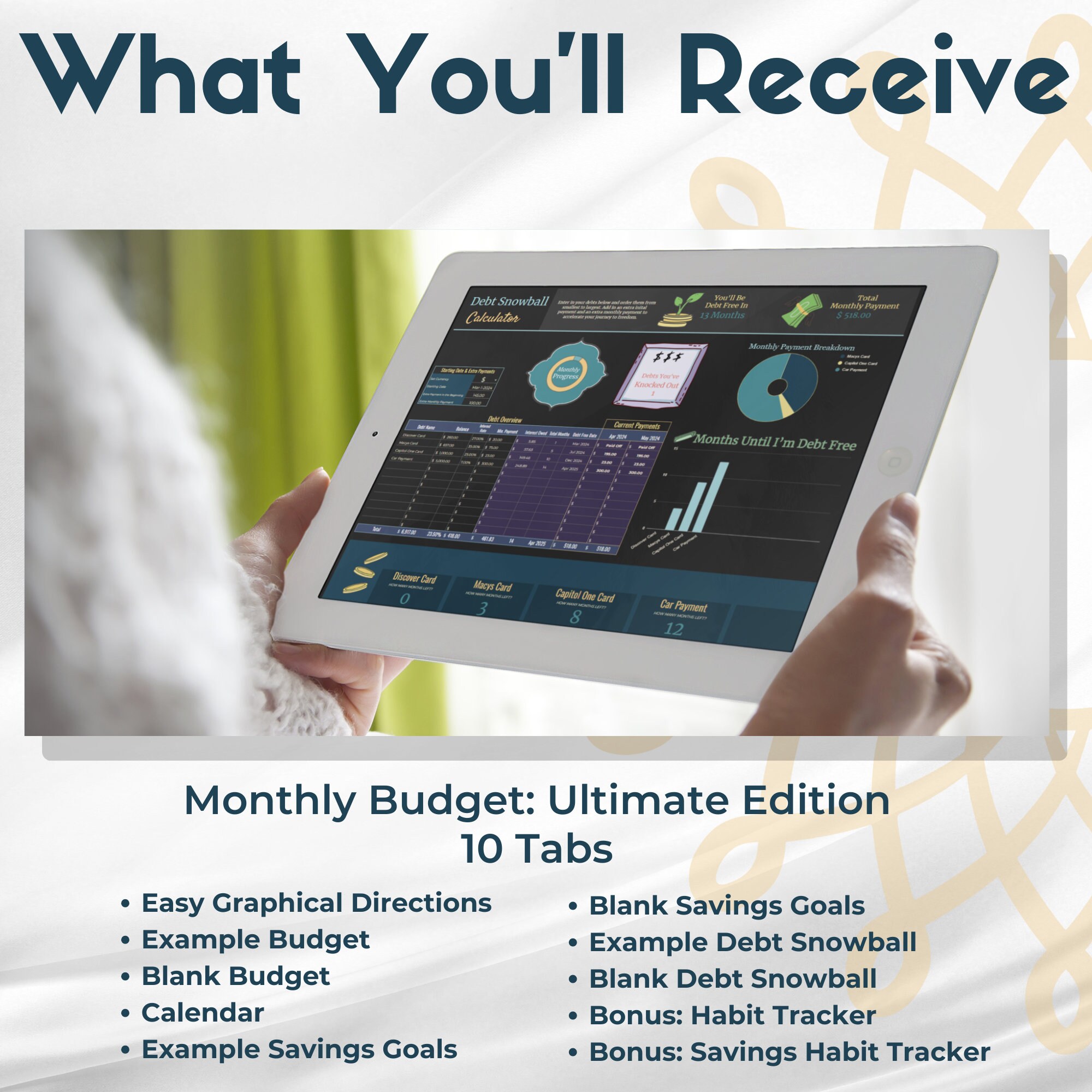 Dark Mode - Monthly Budget Spreadsheet - Ultimate Edition, Budget ...