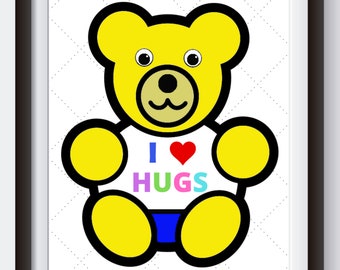 Teddy Bear Greetings Get Well Thank You And Big Bear Hugs Pg 1