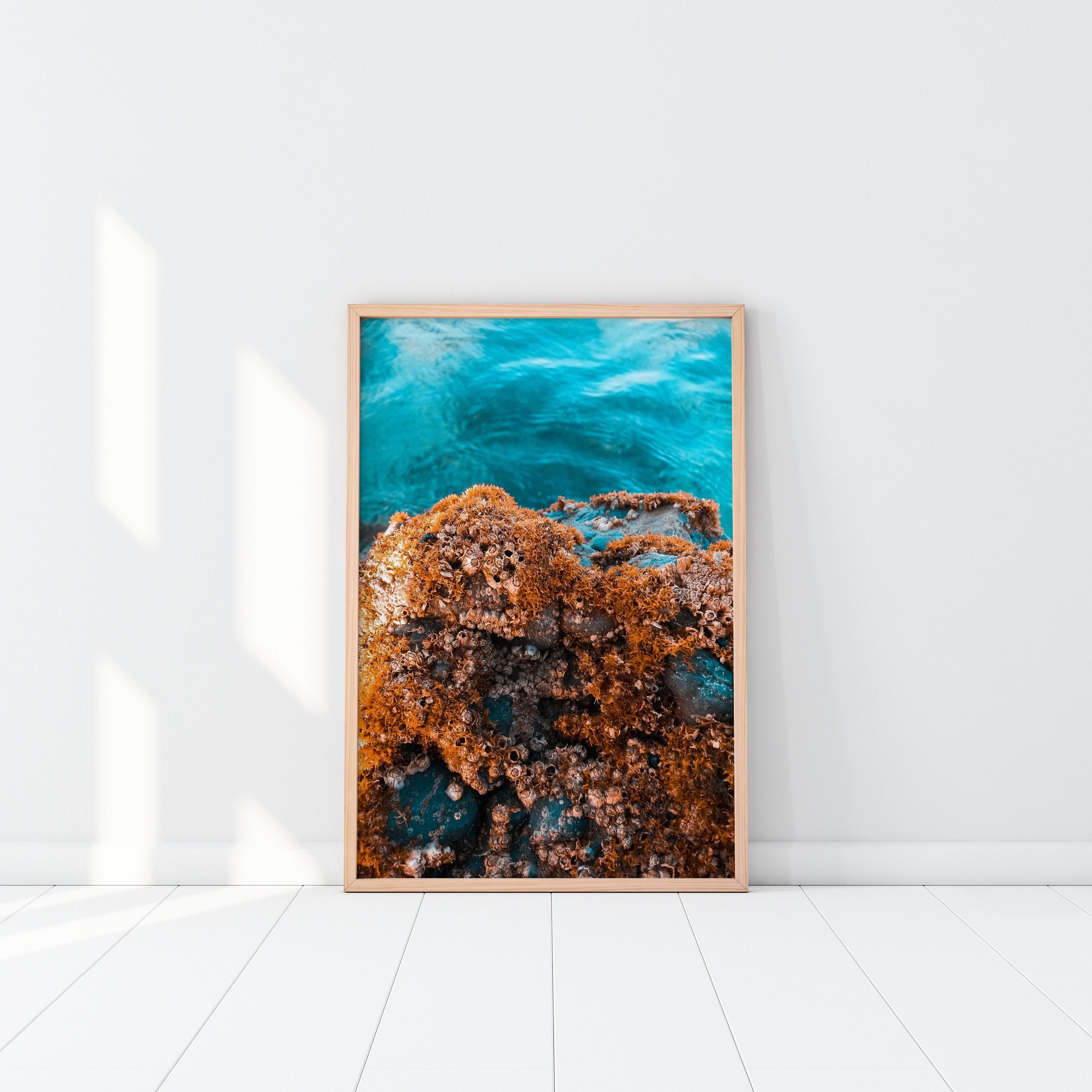 Coral Reef Art Ocean Art Decor Beach Art Decor DIGITAL DOWNLOAD Blue Water Art Decor Turquoise Art Print DIGITAL Print Minimalist Etsy