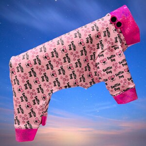 SWIFTY DOG ONESIE for Small Dogs*Lightweight Stretch Onesie for Small Dogs*Small Pet Clothes*Trendy Pet Jammies*Dog Clothing