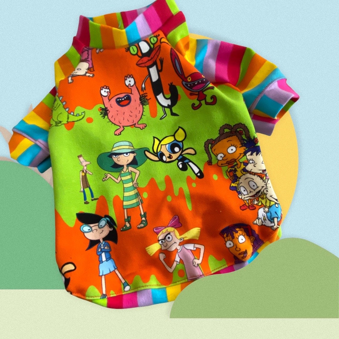 90's CARTOON FAVS Themed Shirt for Small Dogsstretchy - Etsy 90's CARTOON FAVS Themed Shirt for Small Dogsstretchy - Etsy