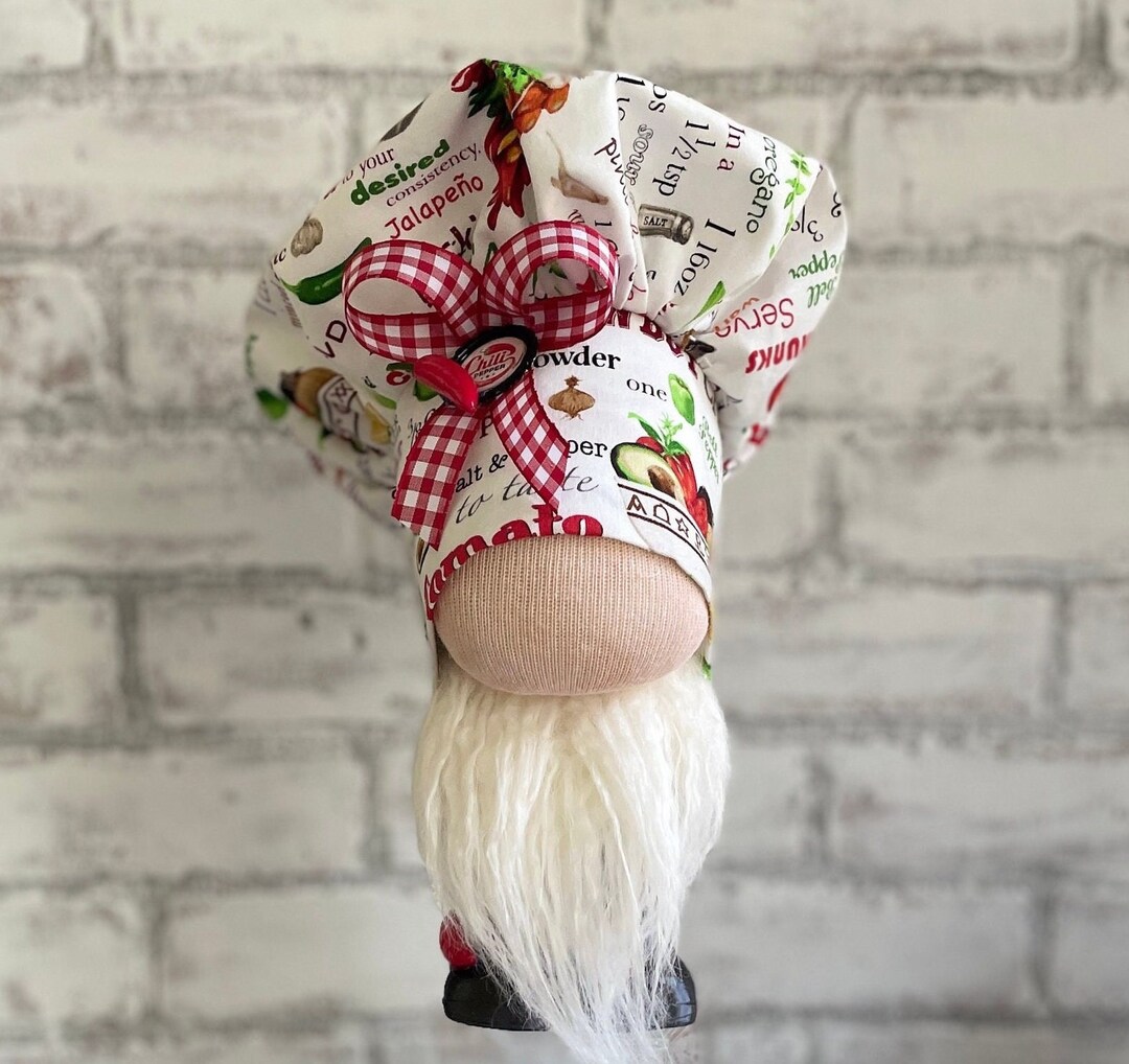 Spicy Cowboy Chili Chef Gnome Bakers Chili Hat Gnome Kitchen Gnome ...