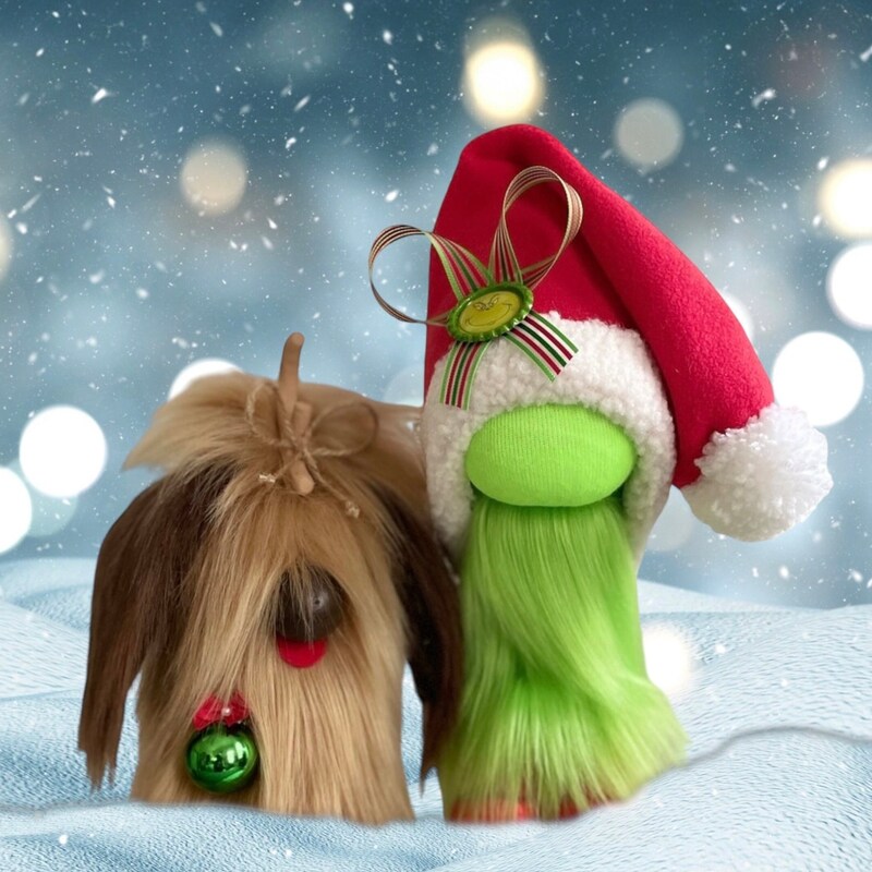 Grinch Gnome Etsy