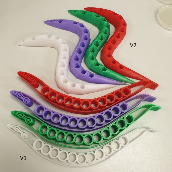 C. elegans 1.5ml microcentrifuge tube rack (3D printed)