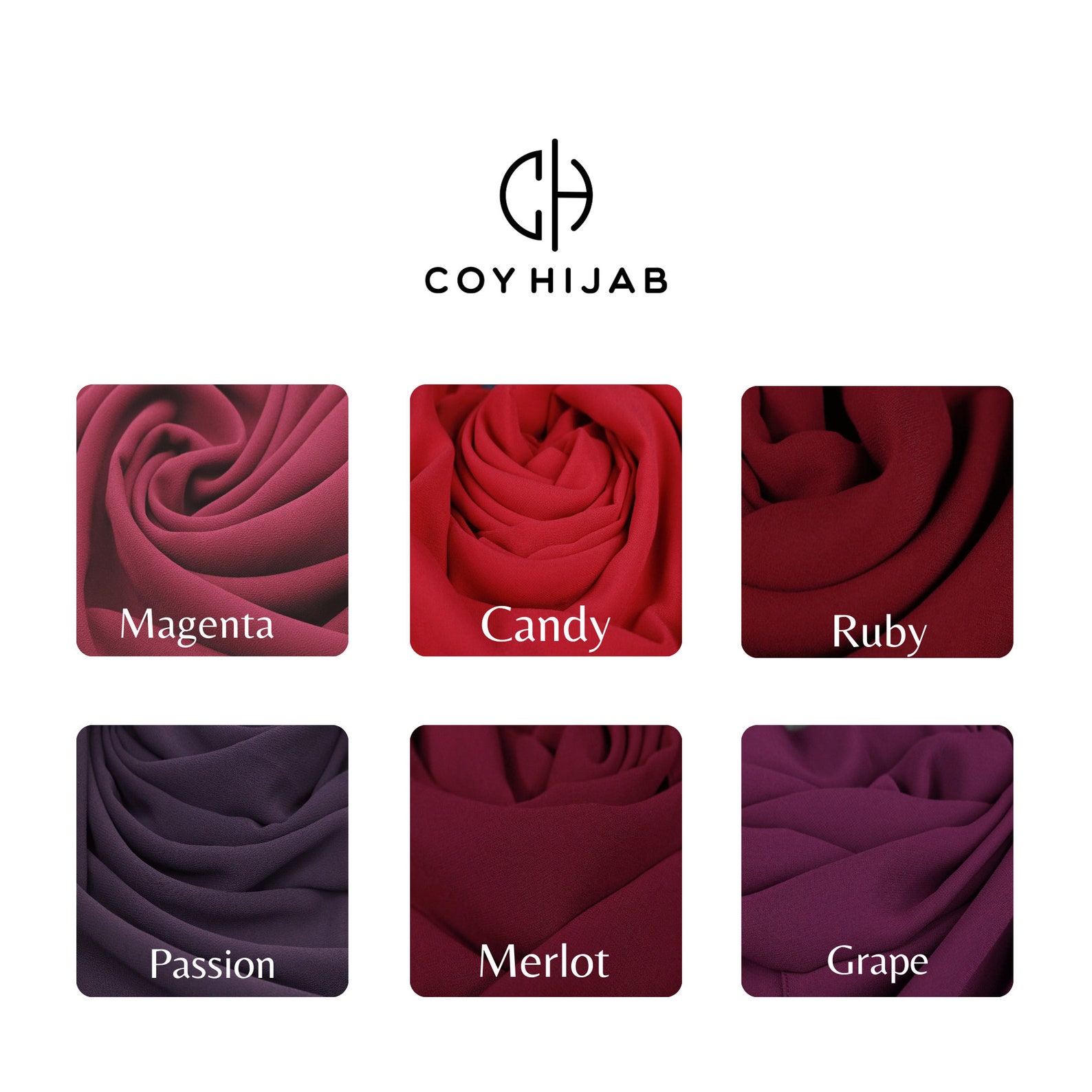 Premium Stone Grey Chiffon Hijab
