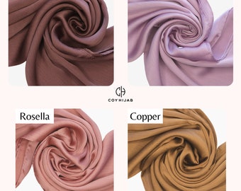 Premium Crinkle Satin Hijab | Premium Crepe Hijab | Satin Hijab | High Quality Hijab