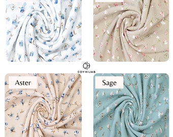 Printed Bubble Chiffon - Premium Hijabs - Coy Hijab - Muslim Scarf - Chiffon Hijab