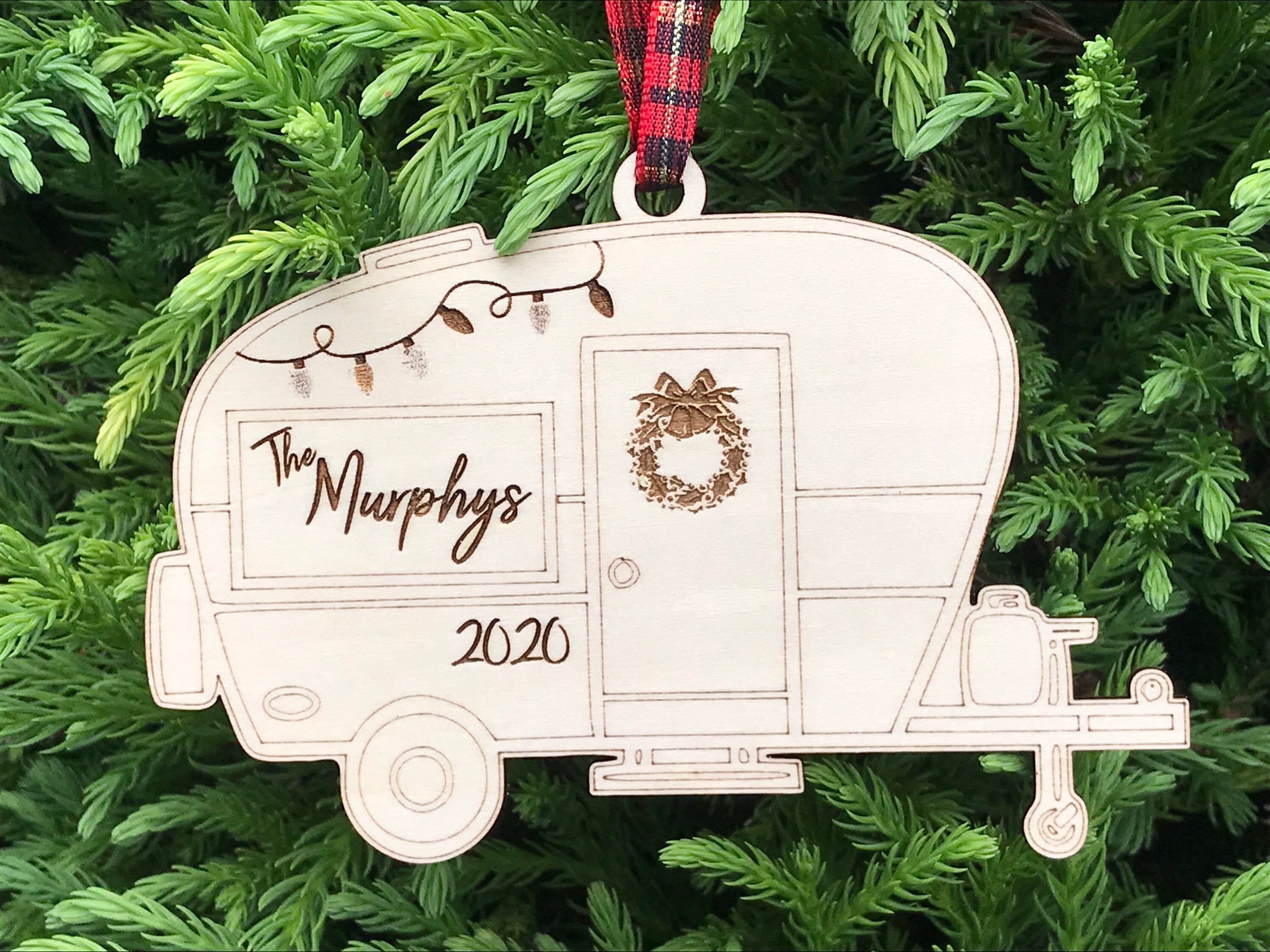 Christmas Ornament Camper Personalized Camping Gift Etsy