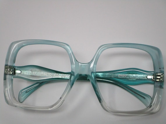 Jacques Esterel Vintage Oversized Square Eyeglasse