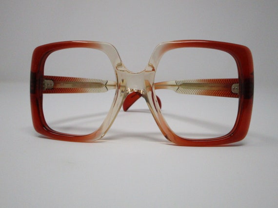Jacques Esterel Cherry Red 60s 70s Vintage Eyeglas