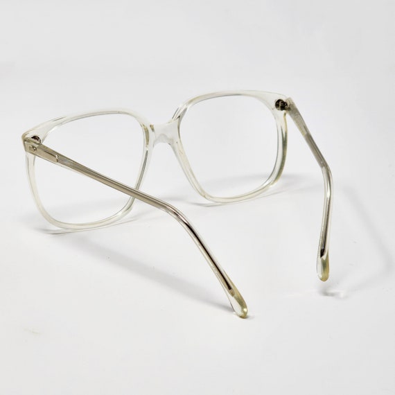 Clear Vintage Eyeglasses Frames Square Eyeglasses Fra… Gem