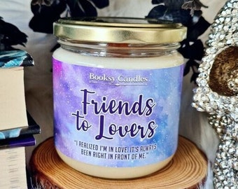 Friends to Lovers | Bookish Candle | Fandom Candle | Soywax Candle