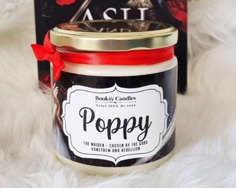 Poppy | Bookish Candle | Fandom Candle | Soywax Candle