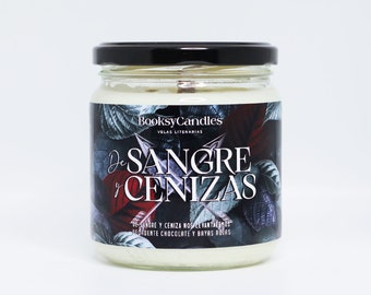 De sangre y cenizas | Bookish Candle | Fandom Candle | Soywax Candle