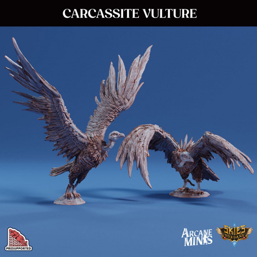 3D Printable Vulture Coven Witch by Flesh of Gods