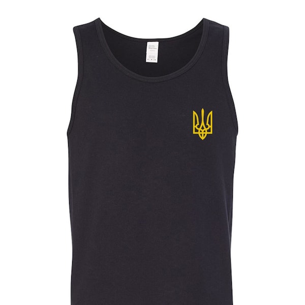 Ukrainian Flag Ukraine coat of arms   Men's Tank Top