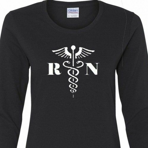 RN Registered Nurse Medical Long Sleeve Women's T-shirt - Etsy