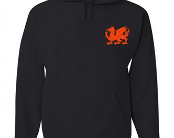 The flag of Wales UK Sweatshirt Hoodie