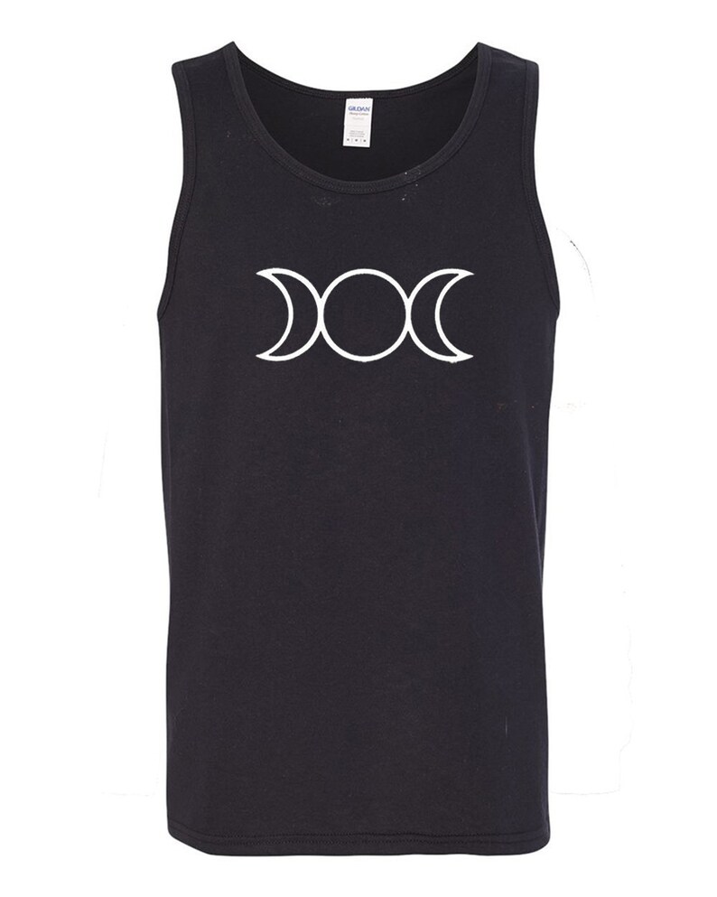 Triple Moon Pagan Symbol Triple Goddess Men/'s Tank Top