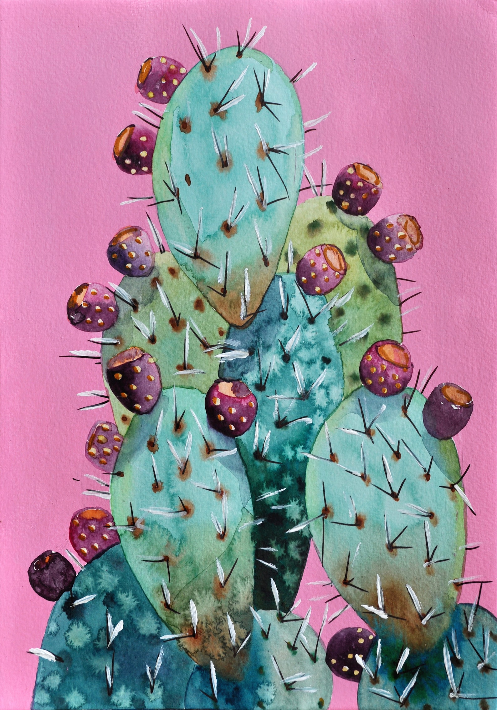 cactus painting