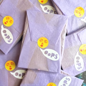 Oopsie Random Grab Bag, Oops Mystery Pack, B Grade Cute Stickers Notepads Suncatchers, Blind Scrapbooking Seconds, Discounted Misfit Set