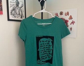 Get to It! Turquoise Medium Tshirt