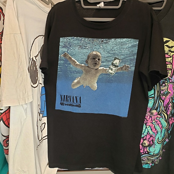 nirvana album cover t shirt
