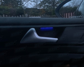 EZM Door Latch Light Overlays x 4 for VW Golf MK7 & MK7.5 R Gti R-Line Gtd
