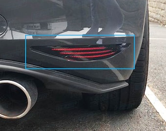 EZM Rear Bumper Reflector Vinyl Decals x 2 for VW Golf MK7 Gti / Gtd