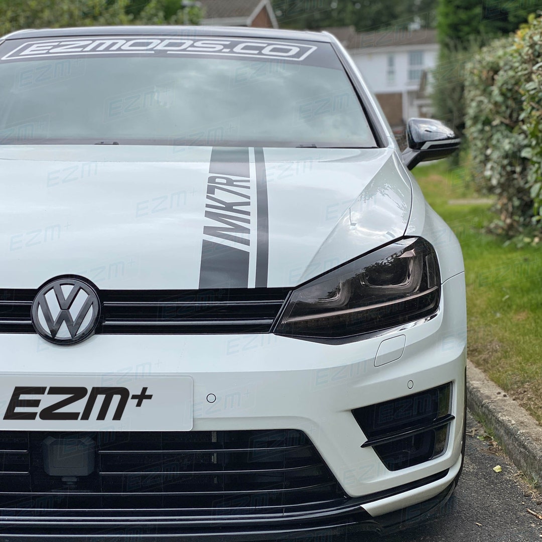 EZM MK7R Bonnet Stripe Decal for VW Golf MK7 R -  Sweden