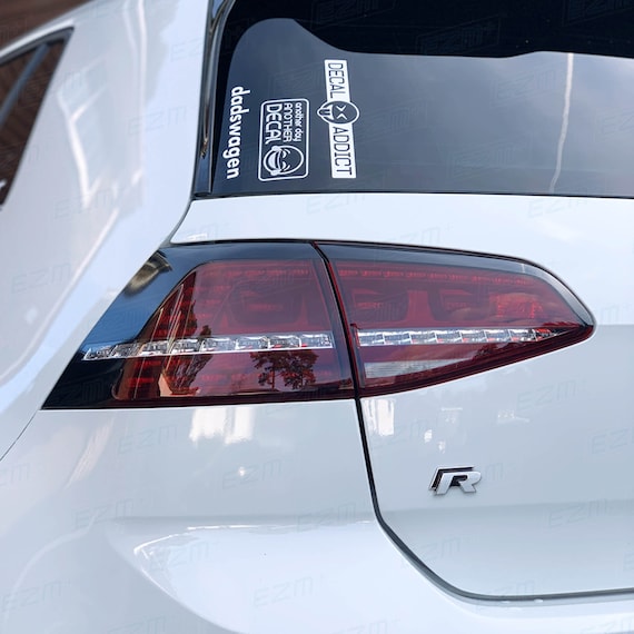 EZM Tail Light Stealth Overlay Decals X 2 Suitable for VW Golf MK7