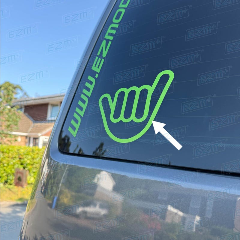 Vw Rear Window Graphics Vw Rear Window Decals - Etsy UK