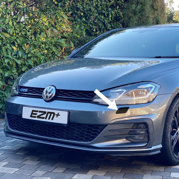 EZM Scheinwerfer-Waschkappen-Abdeckungsaufkleber x 2 für VW Golf MK7.5 Faceift GTI