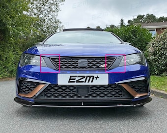 EZM Front Bumper Grille Side Overlays x 2 for Seat Leon MK3 / MK3.5 Cupra FR