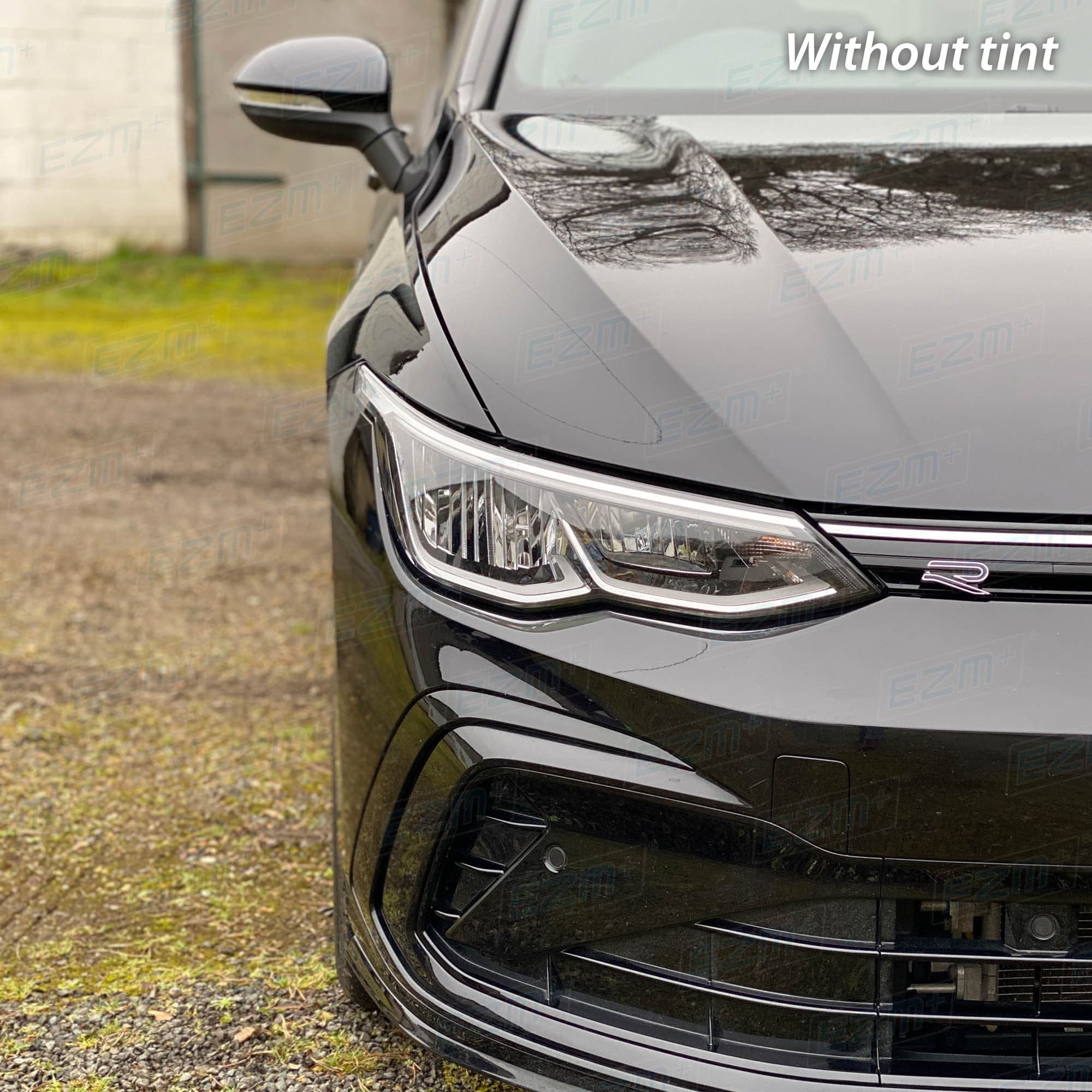 EZM Air Release Headlight Tint Film X 2 Pieces for VW Golf