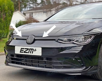 EZM Grill-Overlay Dechrome Strips Decals x 2 für VW Golf 8 R / R-Line