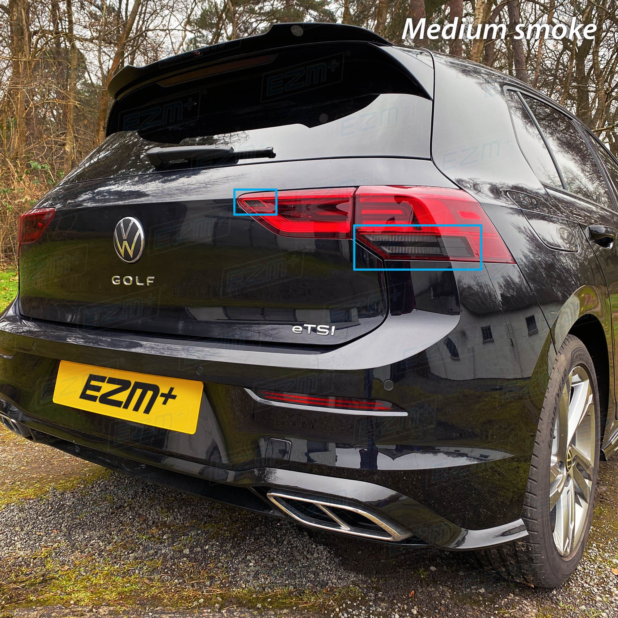 EZM Tail Light Transparency Tints X 2 for Seat Ibiza MK5 6J FR / Cupra 
